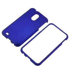  Dark Blue Snap on Rubberized Case with Free Screen 