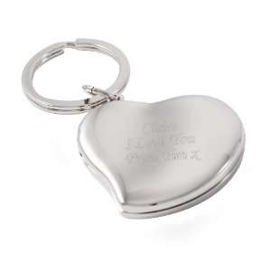   Heart Photo Key Ring  Unusual Fathers Day Gift