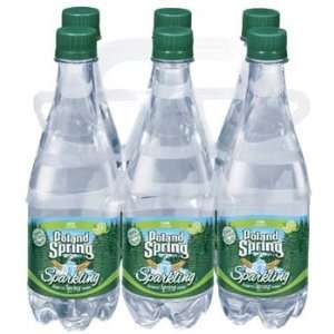 Poland Spring Lime Essence Sparkling Natural Spring Water 0.5 L 6 pk