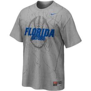  Nike Florida Gators 2011 Football Practice T shirt   Ash 