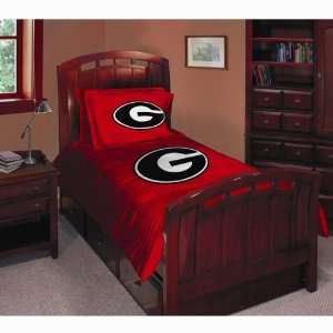 Georgia Bulldogs College Comforter   72 x 86  Home 