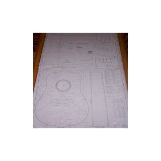 Martin D28 Style   Guitar PLANS to Build   Full Scale acoustic guitar