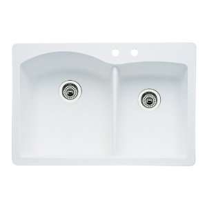   Double Basin Composite Granite Kitchen Sink 440216 2