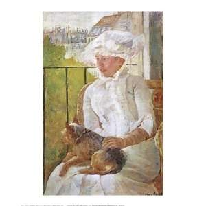Woman with Dog by Mary Cassatt 22x28:  Kitchen & Dining