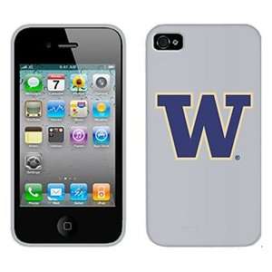  University of Washington W on Verizon iPhone 4 Case by 