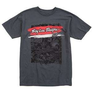  Troy Lee Designs Stroker T Shirt   X Large/Charcoal 