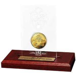  2011 BCS Championship Game Commemorative 24KT Gold Coin in 