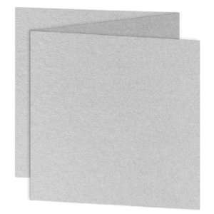  6 1/4 Square Z Fold Card   Stardream Silver (25 Pack 