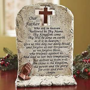 The Swiss Colony Desk Plaque, Lords Prayer