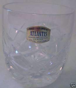 Full Lead Crystal ATLANTIS 1 Cup Glass Tumbler White  