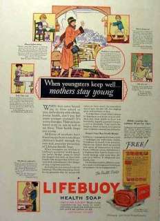 1928 Lifebuoy health Soap   Iver Bros AD  