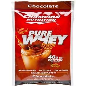  Champion Nutrition  Pure Whey, Chocolate (60 pack) Health 