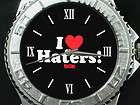 q388 DGK I Love Haters Stainless Steel Watch New Fashion Hot