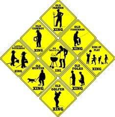 People) Xing Signs Funny Novelty Crossing New  