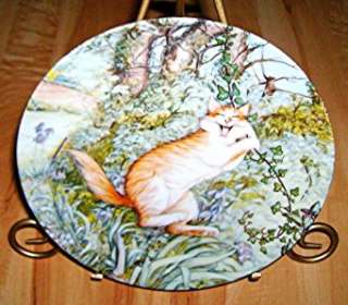 ZOES CATS Zoe Stokes TARZAN Cat Kitten American Artists Plate  