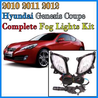 2010 2011 2012 Hyundai Genesis Coupe Fog lights / Lamp complete full 