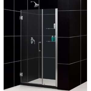  Unidoor Frameless Hinged Shower Door 44   45 x