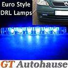 Ultra Blue 6 LED DRL Fog Lamp Driving Light Bulbs BMW 550i 530xi 530i 