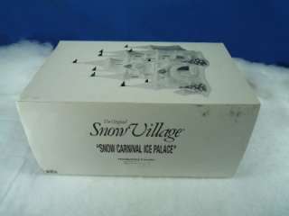 Dept 56 Snow Village, Snow Carnival Ice Palace (156)  