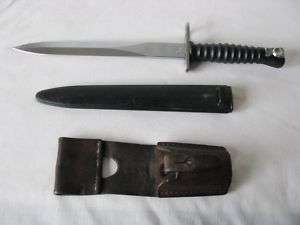 SWISS ARMY1957 WENGER BAYONET KNIFE W SCABBARD & FROG  