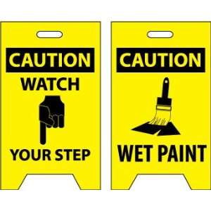   Step Caution Wet Paint, 20X12  Industrial & Scientific
