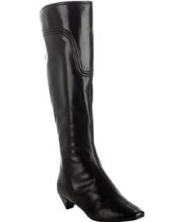 Elie Tahari black leather Caitlin tall boots  