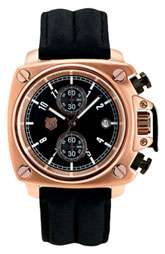 Andrew Marc Watches Heritage Cargo Leather Strap Watch $275.00