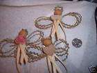 Medium Reed and Seagrass Angel ornament kit for four