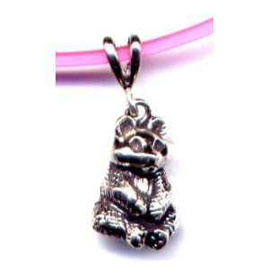  13 Pink Panda Bear Necklace Sterling Silver Jewelry Gift 