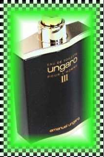 UNGARO pour LHOMME * III Cologne by Emanuel 3.4 for Men # 3 NEW edt 