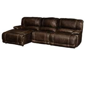  St. Malo Brown 3 PC Sectional