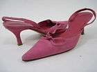 LK BENNETT Pink Suede Slingbacks Pumps Heels Shoes 7