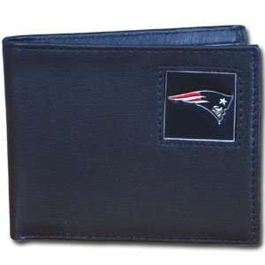  New England Patriots Executive Leather Bifold Wallet in a Tin 