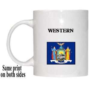    US State Flag   WESTERN, New York (NY) Mug 