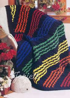 Easy Weekend Afghans, quick crochet afghan patterns  