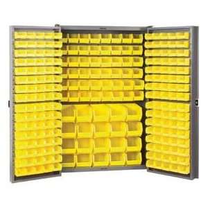  16 Gauge Cabinet W/228 Yellow Akorbins Interior & Doors, Assembled 