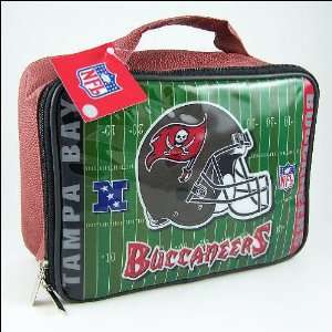   BAY BUCCANEERS NFL SOFT SIDED SCHOOL LUNCH BOX!: Sports & Outdoors