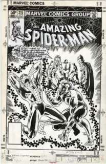 JOHN ROMITA, JR.   SPIDER MAN #215 ORIG COVER ART 1981  