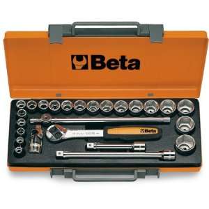BETA 920A/C20 20 Piece Sockets, Extension Bar, Universal Joint, T 