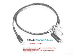 Motorola programming cable CM200, CM300, PM400 USA  