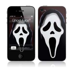   Skins MS GHST20133 iPhone 4  Ghost Face  Flat Face Skin Electronics