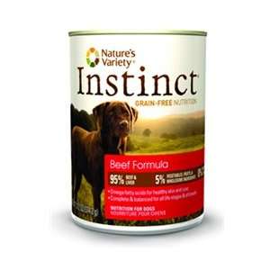   Variety Instinct Beef Can Dog Food 13.2 oz (12 in case)