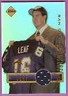 RYAN LEAF 1998 COLLECTORS EDGE FIRST PLACE GAME GEAR JERSEY RC NM MT
