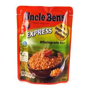 Uncle Bens Express Wholegrain Rice 250g: Grocery & Gourmet Food