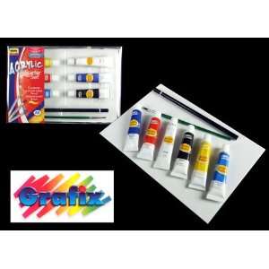  Graffix GRAFIX Acrylic Paint Starter Set: Office Products