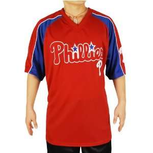 Mens MLB Philadelphia Phillies Baseball Jersey   X Large:  