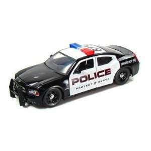   : 2006 Dodge Charger Police 1:24 Diecast Car Model Jada: Toys & Games
