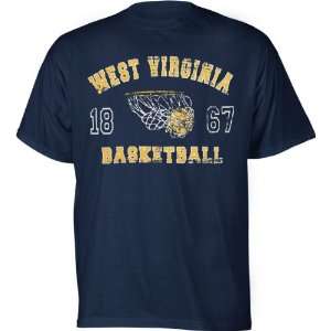 West Virginia Mountaineers Legacy Basketball T Shirt  