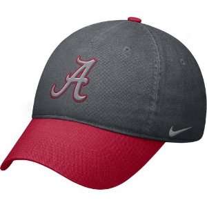 Alabama Tide Nike Circus Catch Swoosh Sewn Flex Hat  