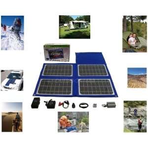  24W Foldable Solar Charger kit, Portable Solar Camping 
